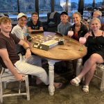 Board games at The Yard, Kei Mouth